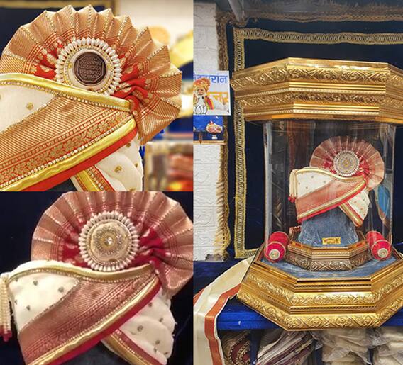 मोदींच्या फेट्याचा वाद! आक्षेपानंतर फेट्यावरील राजमुद्रा काढण्यात आली...