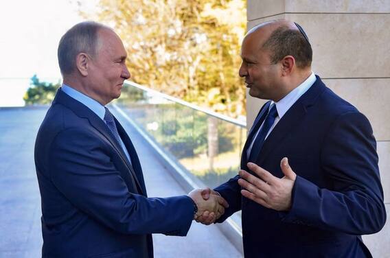 ਇਜ਼ਰਾਇਲ ਦੇ ਪੀਐਮ ਨੇ ਮਾਸਕੋ ਪਹੁੰਚ ਪੁਤਿਨ ਨਾਲ ਕੀਤੀ ਗੱਲਬਾਤ
