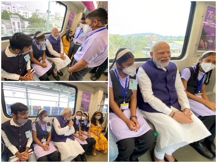 PM Modi in Pune: PM Modi inaugurated the metro project, said - Metro will increase the mobility and convenience of the people here PM Modi ने किया मेट्रो प्रोजेक्ट का उद्घाटन, बोले- हर शहर में हो स्मार्ट मोबिलिटी, लोग ट्रांसपोर्ट के लिए करें एक ही कार्ड का इस्तेमाल