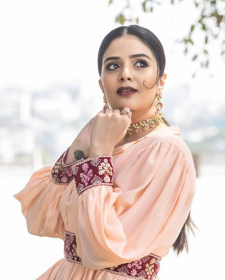 ప్రస్తుతం ఈ బ్యూటీ కొన్ని సినిమాల్లో క్యారెక్టర్ ఆర్టిస్ట్ గా కనిపించనుంది. (Photo Courtesy: Sreemukhi Instagram)