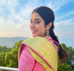 Actress Jhanvi kapoor: மஞ்சள் புடவையில் ஜொலிக்கும் ஜான்வியின் இன்ஸ்டா க்ளிக்ஸ்