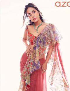 ਹਿਨਾ ਖਾਨ ਦੀ ਖੂਬਸੂਰਤ ਅਦਾਵਾਂ ਤੁਹਾਨੂੰ ਵੀ ਕਰ ਦੇਣਗੀਆਂ ਦੀਵਾਨਾ, ਸਾੜੀ  ਵੀ ਨਹੀਂ ਲੱਖ ਤੋਂ ਘੱਟ