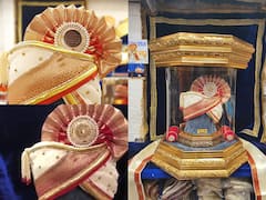 PM Modi in Pune: मोदींच्या फेट्याचा वाद! आक्षेपानंतर फेट्यावरील राजमुद्रा काढण्यात आली...