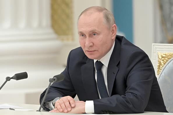 Russian President Vladimir Putin Warns Ukraine To Cease Military Action Russian President Vladimir Putin Warns Ukraine To Cease Military Action