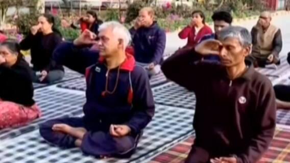 યોગ ભગાવે રોગ: બીપી જેવા રોગો દૂર કરવા માટે અનુલોમ-વિનુલોમ ઉપયોગી, જુઓ ગુજરાતી ન્યુઝ