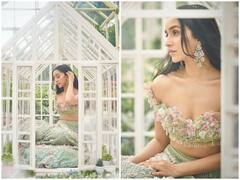 पेस्टल कलर के फ्लोरल लहंगे में बला की खूबसूरत लगीं श्रद्धा कपूर, मिलियन डॉलर पोज देकर उड़ाए फैंस के होश