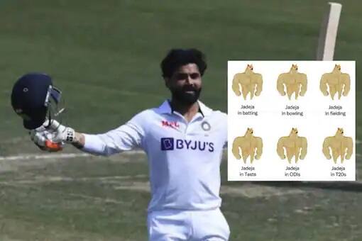 Amazing memes viral on Ravindra Jadeja after win first test against sri lanka Memes: જાડેજાના 'વન મેન શૉ' બાદ સોશ્યલ મીડિયા પર વાયરલ થયા અજીબોગરીબ મીમ્સ, લોકોએ કેવી કરી પ્રસંશા, જુઓ......