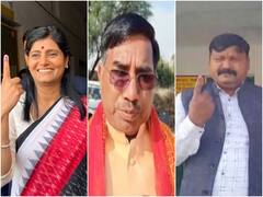 UP Election 2022: यूपी में सातवें चरण का मतदान आज, तस्वीरों से जानिए किस-किस दिग्गज नेता ने डाला वोट