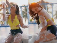 बालकनी में फोम से खेलते हुए सृष्टि रोड़े ने शेयर कीं ऐसी फोटोज़, सोशल मीडिया पर वायरल