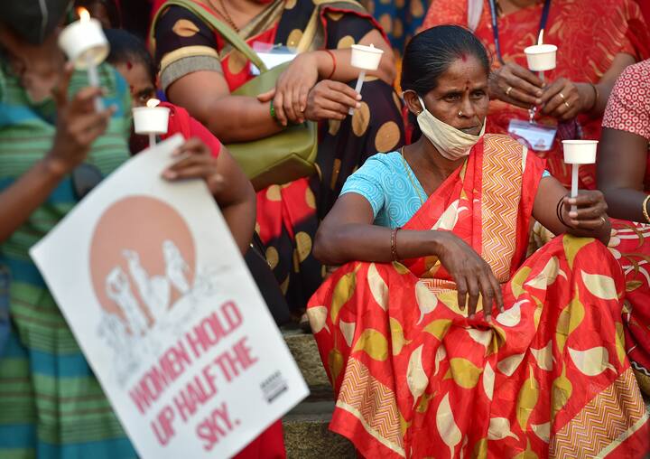 The march ahead of Women’s Day comes after the recent Hijab row which started in parts of Karnataka when Muslim students were not allowed into class wearing a Hijab. (Photo: PTI)