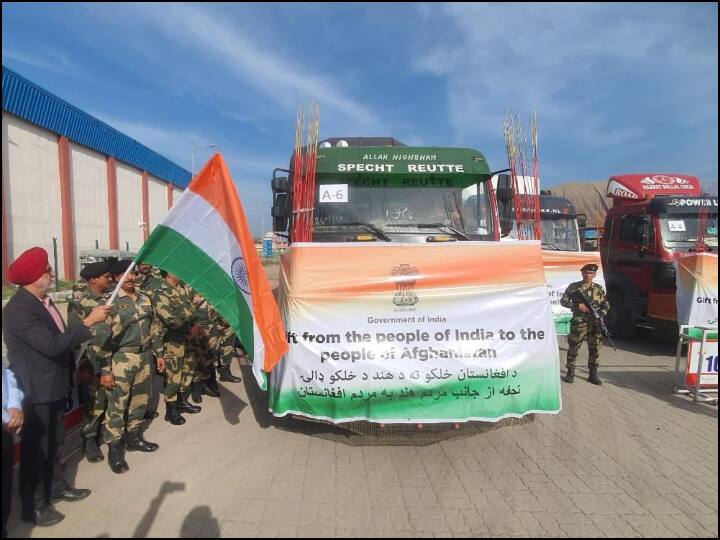 India Sends humanitarian assistance 2000 MT of wheat to Afghanistan भारत ने अफगानिस्तान को भेजी मदद की तीसरी खेप, PAK के रास्ते पहुंचेगा 2 हजार मीट्रिक टन गेहूं