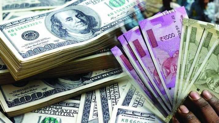 Rupee gain up level today and come at 77.24 rupee per dollar level Rupee Dollar Rate: कल रिकॉर्ड गिरावट के बाद आज संभला रुपया, 20 पैसे चढ़कर 77.24 रुपये प्रति डॉलर पर आया