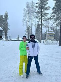 Ram Charan Upasana Romantic Vacation Photos: ఫిన్‌లాండ్‌లో రామ్ చ‌ర‌ణ్ ఉపాస‌న రొమాంటిక్ ట్రిప్‌