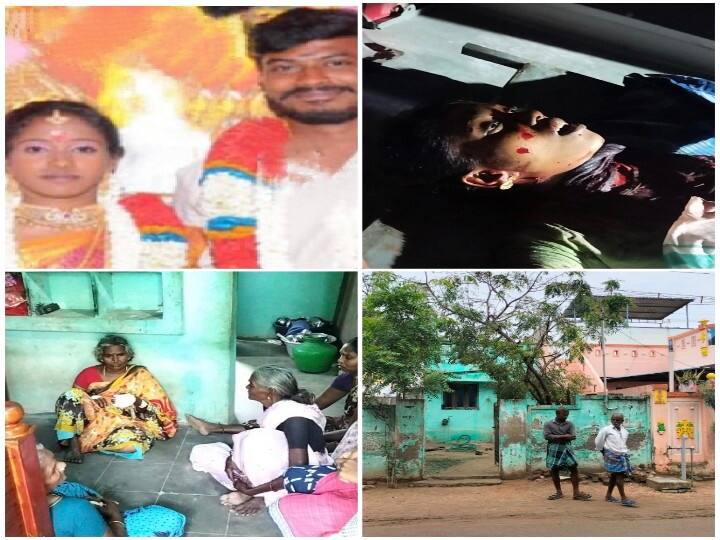 Thoothukudi: Husband who hacked his wife to death is absconding செல்போன் பேசிக்கொண்டு இருந்ததால் ஆத்திரம்...! மாமியார் வீட்டில் இருந்த மனைவியை கொடுரமாக வெட்டி கொன்ற கணவன்