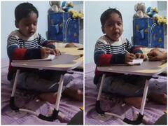 पढ़ाई के दौरान बच्चे को पड़ी मार, बोला- पापा देंगे चॉकलेट, मम्मी देंगी चांटा