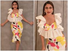 फ्लावर नहीं फायर है टीवी की इस नागिन का हर अंदाज, डीप नेक मल्टीकलर आउटफिट में ढाया कहर