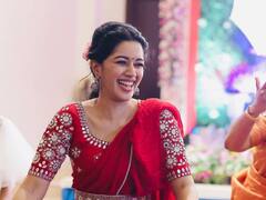 Mirnalini Ravi: ఎర్రరంగు చీరలో గద్దల కొండ గణేష్ బ్యూటీ, మళ్లీ ఏ సినిమాలో చూస్తామో