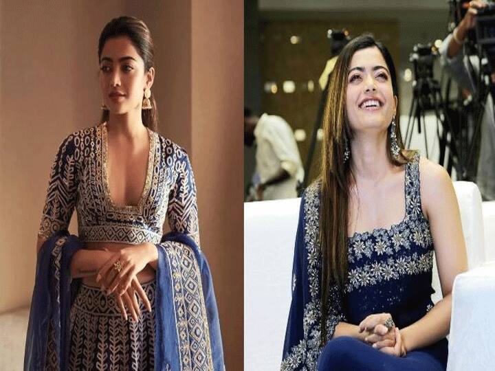 Rashmika Mandanna Shared Photo in Blue Kodava Saree Worth This Much Amount, Know All Details Here रश्मिका मंदाना ने ब्लू साड़ी में बरपाया कहर, लेकिन कीमत जान उड़ जाएंगे आपके होश!