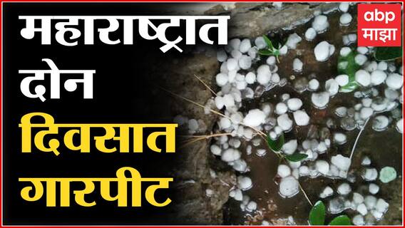 Agriculture : राज्यात दोन दिवसात गारपिटीची शक्यता, सध्या सुरू असलेल्या पावसानं नुकसान