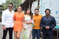 Bachchhan Paandey: 'বচ্চন পাণ্ডে' ছবির প্রোমোশনে অক্ষয়-কৃতী-জ্যাকলিনরা