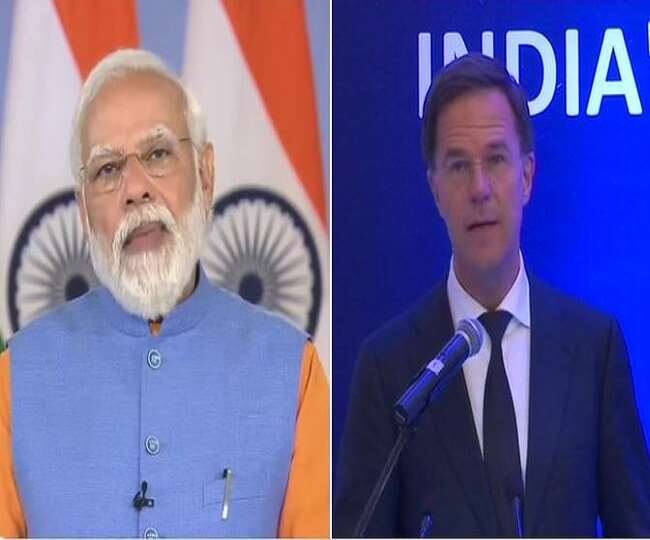 Russia Ukraine Crisis: PM Modi telephonic discussion with Netherland PM regarding ongoing situation in Ukraine Russia Ukraine Crisis: युक्रेन संकटाबाबत PM मोदींची नेदरलँडच्या पंतप्रधानांशी चर्चा, मानवी संकटावर चिंता व्यक्त