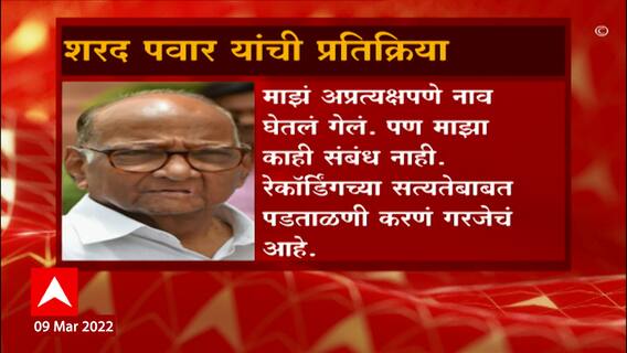 Sharad Pawar on Devendra Fadnavis :  देवेंद्र फडणवीसांच्या आरोपावर शरद पवार यांची प्रतिक्रिया