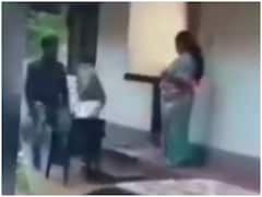 खुद से लंबे इंसान से पंगा लेने के लिए कुर्सी पर चढ़कर शख्स ने की पिटाई, वायरल हो रहा है VIDEO