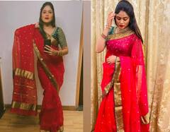 Akshaya Deodhar: मोकळे केस, लाल साडी; 'पाठकबाईंची' स्टाईल लय भारी!