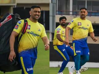 IPL 2022 : महेंद्र सिंह धोनी मैदानावर; CSK च्या सरावाला सुरुवात
