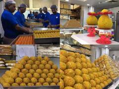 Punjab Election 2022: पंजाब में चुनाव के रिजल्ट से पहले तैयार हो रहा पॉलिटिकल लड्डू, देखे तस्वीरें