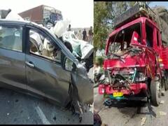 Etawah News: इटावा में भीषण सड़क हादसा, सामने से आ रहे ट्रक से टकराई कार, 5 लोगों की मौत