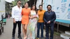 Bachchhan Paandey: 'বচ্চন পাণ্ডে' ছবির প্রোমোশনে অক্ষয়-কৃতী-জ্যাকলিনরা