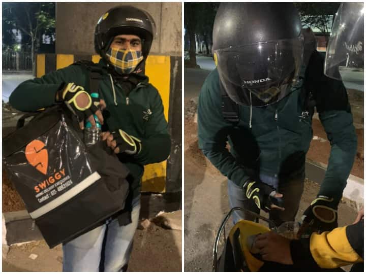 Delivery boy came forward to help at midnight viral news आधी रात को मदद के लिए सामने आया डिलीवरी बॉय, लड़की ने इस खास अंदाज में सुनाई आपबीती