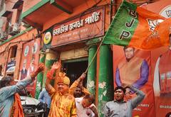 Uttar Pradesh Election Result 2022: উত্তরপ্রদেশে বিজেপি-র জয়, কলকাতায় উৎসব