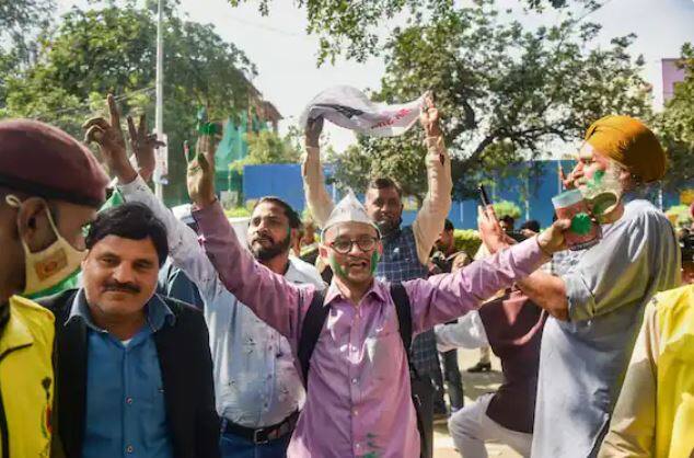ਆਮ ਆਦਮੀ ਪਾਰਟੀ ਦੇ ਵਰਕਰਾਂ ਵਿੱਚ ਖੁਸ਼ੀ ਦੀ ਲਹਿਰ ਹੈ।