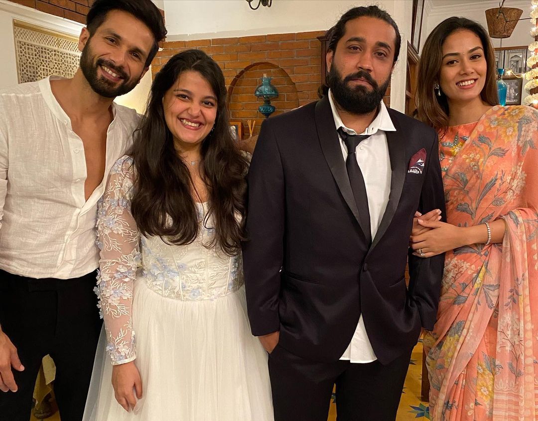 Shahid Kapoor-Mira Rajput At Newlyweds Sanah & Mayank's Post-Wedding Dinner With Family- See Pics