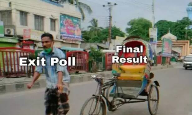 विधानसभा निवडणुकींच्या निकालानंतर नेटकऱ्यांनी एक्झिट पोल आणि अंतिम निकालाची तुलना केली आहे.