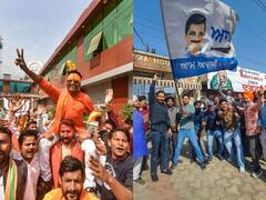 यूपी, उत्तराखंड, मणिपुर और गोवा में बीजेपी कार्यकर्ताओं ने रंग खेलकर मनाया जश्न, पंजाब में दिखा आप पार्टी का अलग अंदाज, देखें PICS