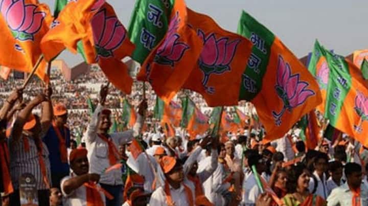 भाजपला बहुमत मिळाल्याने ठिकठिकाणी भाजप कार्यकर्त्यांचा जयघोष पाहायला मिळत आहे.