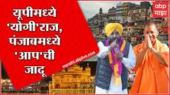 Election Results 2022 : पाचपैकी चार राज्यात भाजपची बाजी, पंजाबमध्ये Aam Aadmi Party ची जादू