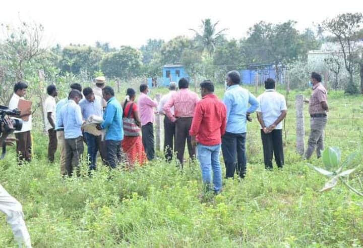 அரியலூரில் கோயில் நிலத்தை ஆக்கிரமித்து கட்டப்பட்ட திருமண மண்டபம் மீட்பு - அறநிலையத்துறை நடவடிக்கை