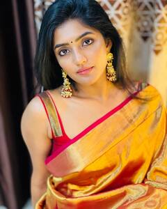 Eesha Rebba clicks: பட்டுப்புடவையில் பளபளக்கும் ஈஷா ரெப்பா...!