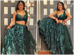 ग्रीन लहंगे में श्रद्धा आर्या ने दिखाया हुस्न का जलवा, अदाएं देख फैंस ने कहा- कोई इतना खूबसूरत कैसे हो सकता है