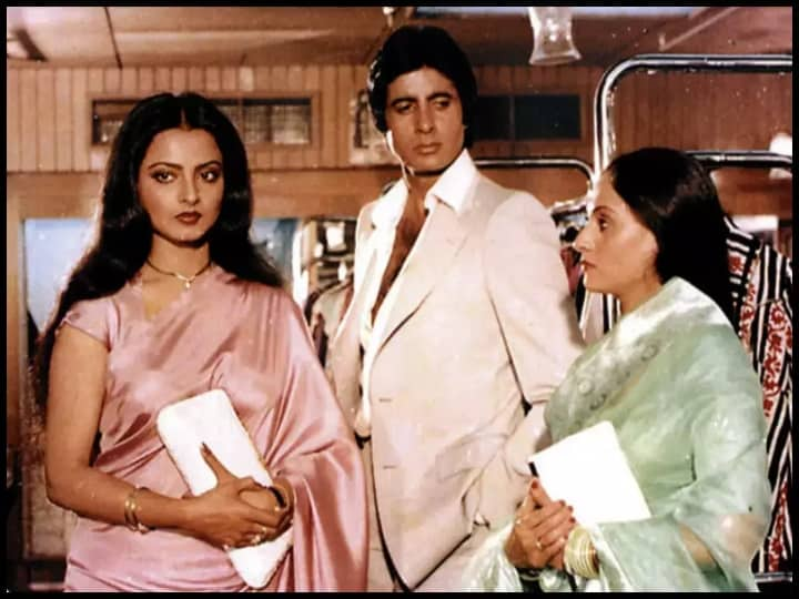 Rekha and Amitabh Bachchan film ram balram kissa jaya bachchan tried to replace rekha जब रेखा को पति अमिताभ की फिल्म से रिप्लेस करने के लिए जया बच्चन ने किए थे जतन, खूब कोशिश के बाद भी नहीं बन पाई थी बात