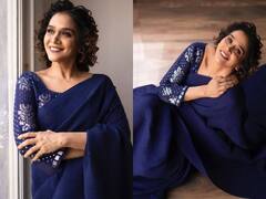 In Pics : चांद तू नभातला...मंजिरी ओकच्या नव्या फोटोशूटवर खिळल्या साऱ्यांच्या नजरा!