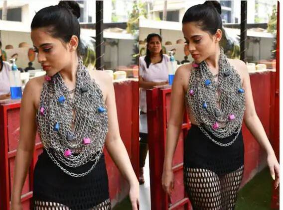 ਜ਼ੰਜੀਰਾਂ 'ਚ ਕੈਦ ਹੋਈ ਉਰਫੀ ਜਾਵੇਦ, ਫੈਸ਼ਨ ਦੀਆਂ ਸਾਰੀਆਂ ਹੱਦਾਂ ਕੀਤੀਆਂ ਪਾਰ !