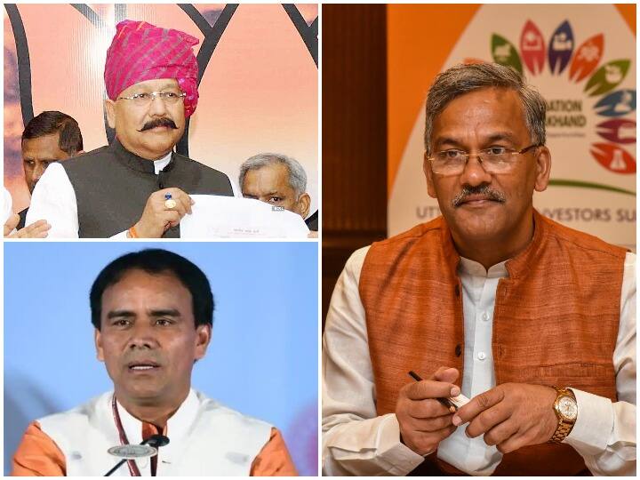 Uttarakhand Election 2022 Result BJP searching new CM Face as current CM Pushkar Singh Dhami lost his seat Uttarakhand Election 2022: उत्तर प्रदेश, गोवा और मणिपुर में बीजेपी के 'कैप्टन' लगभग तय, उत्तराखंड को लेकर सस्पेंस बरकरार