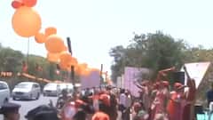 PM Modi in Gujarat: VISUALS of PM Modi's SPECIAL celebration from Home state | ABP News