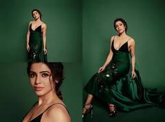 સામંથાએ ગ્રીન રંગના ડ્રેસમાં બતાવી અદાઓ