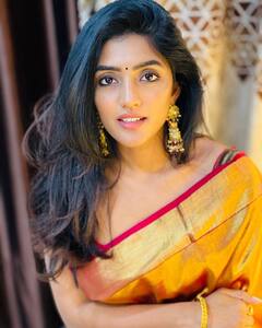 Eesha Rebba clicks: பட்டுப்புடவையில் பளபளக்கும் ஈஷா ரெப்பா...!